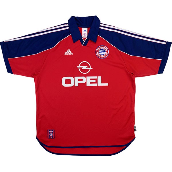 Tailandia Camiseta Bayern Munich 1ª Kit Retro 1999 2001 Rojo